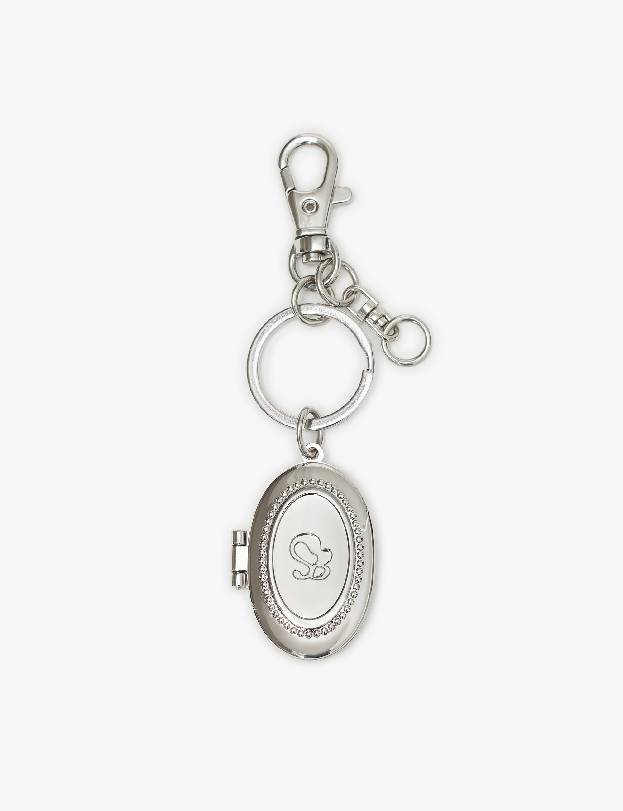 ハンソヒ愛用ブランド★sunburnproject★Sunburn Mirror Keyring Sunburn Mirror Keyring, SILVER - sunburnproject