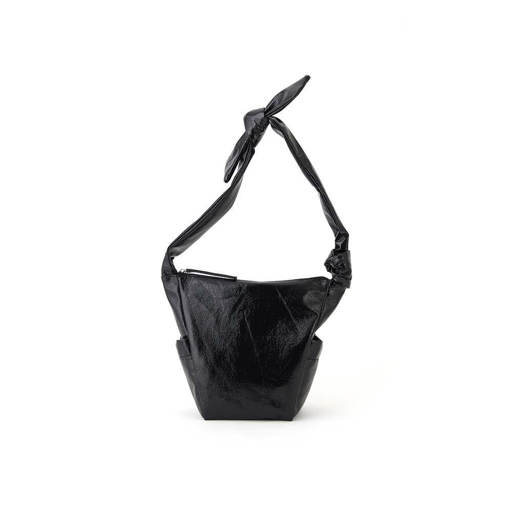 【CHRISTINE PROJECT】Reborn Bag Small Shiny Black Pepper 크리스틴프로젝트 - REBORN BAG SMALL(BLACK PEPPER)
