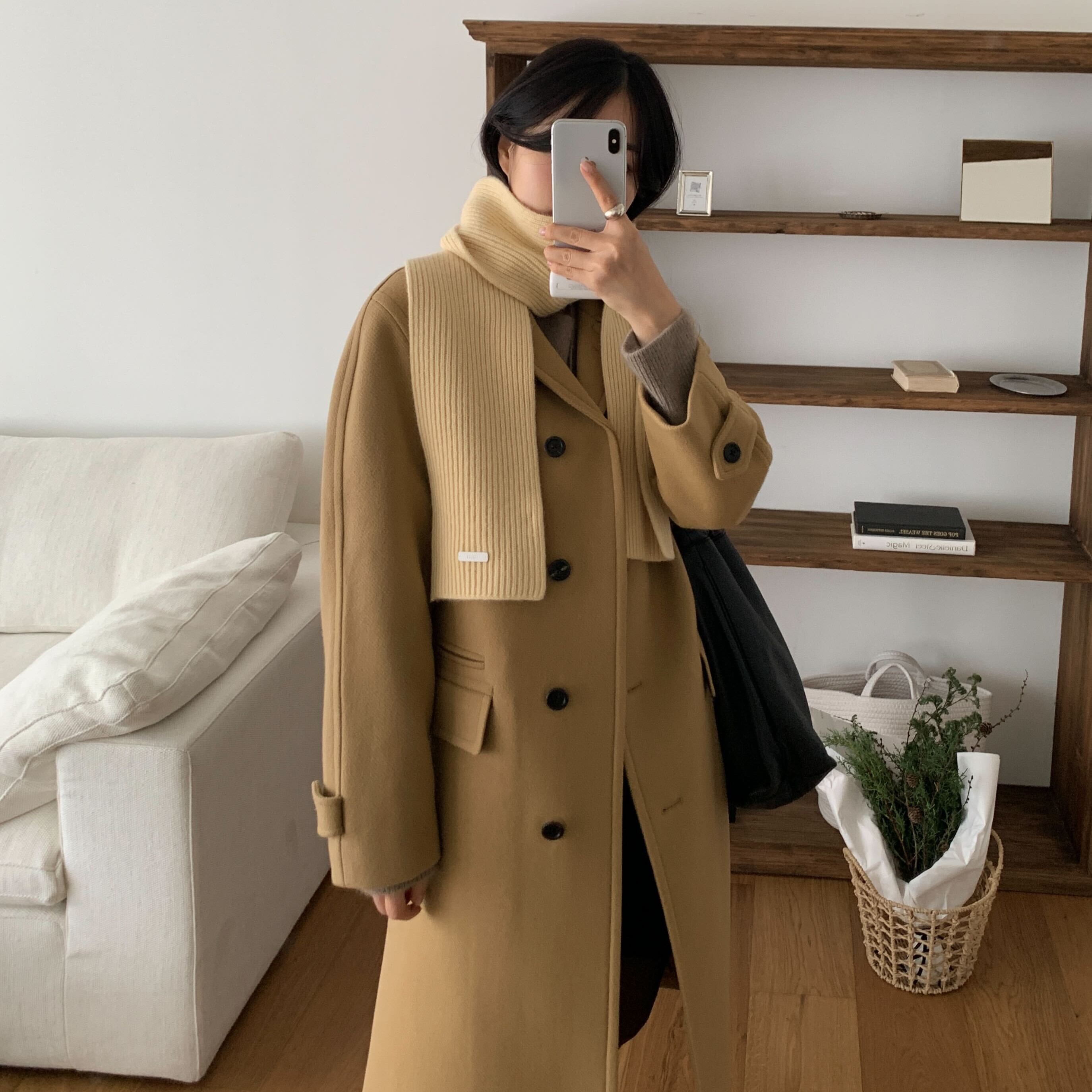 Hairy Wool Half Coat - Ivory - 감도 깊은 취향 셀렉트샵 29CM