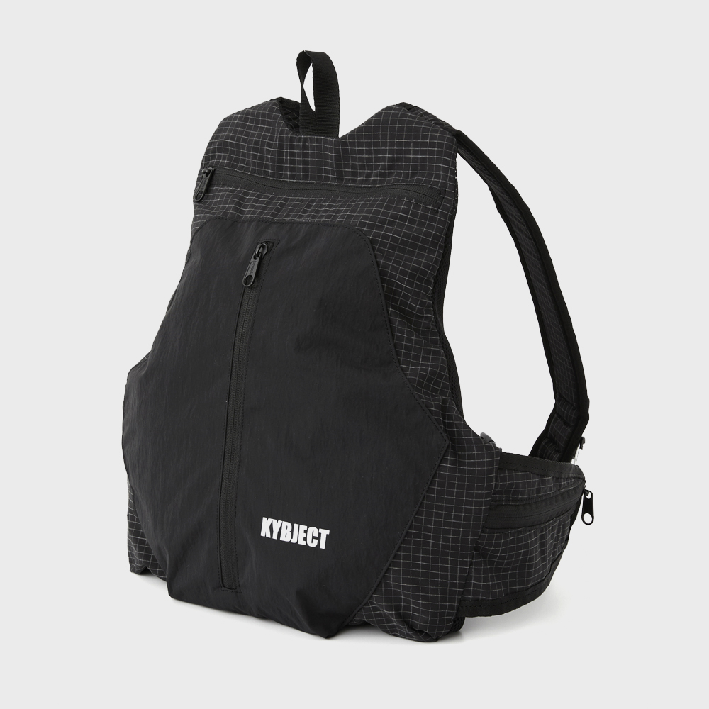 PB x RNHI] METAL RIPSTOP BUCKLE GYM SACK (with Pouch bag