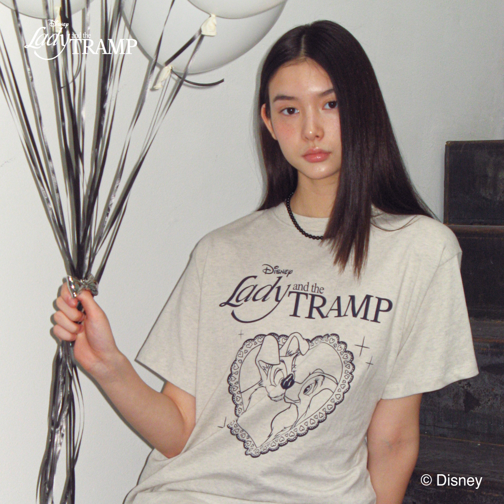 ◆RONRON◆ ROMANTIC PARTY BASIC FIT T SHIRT BLACK ROMANTIC PARTY BASIC FIT T SHIRT BLACK - 감도 깊은 취향