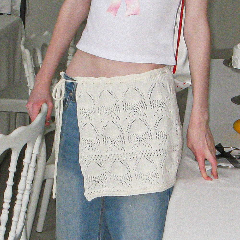 ★2024SS新作★RONRON★RIBBON SCOTCH LAYERED KNIT LAP SKIRT Classic Ribbon Skirt MacGregor - Ribbon Skirts by Lena Hoschek