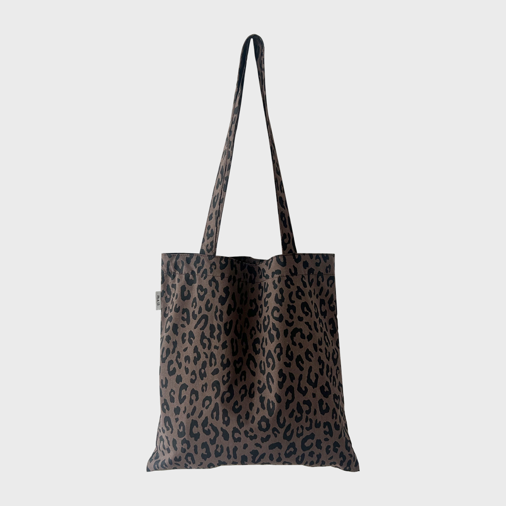 DEINET LOGO TWO WAY ECO BAG IN LEOPARD - 감도 깊은 취향