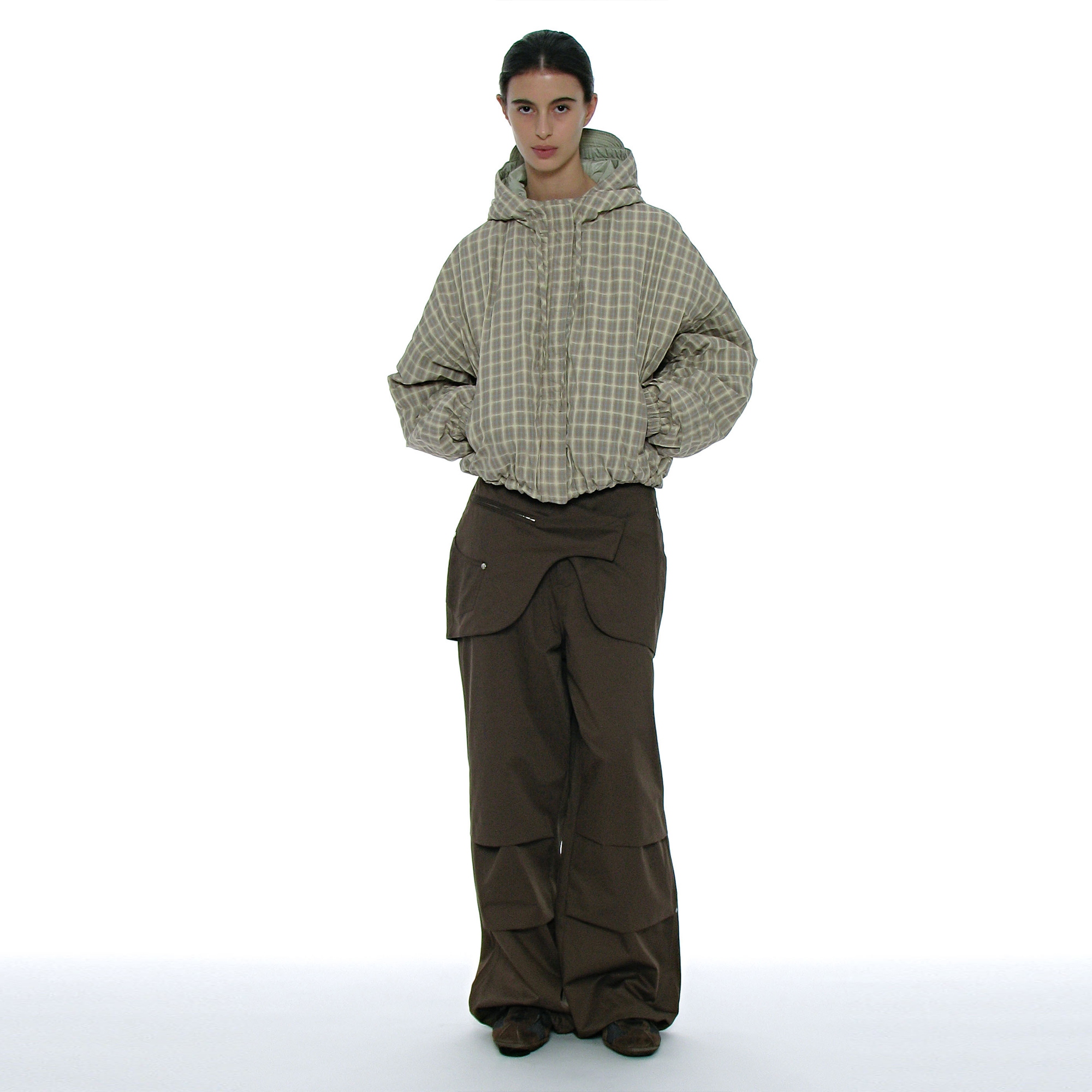 [LENINA] JADE stand collar downpadding ☆送料込☆ Lenina ♥ JADE stand collar down padding /追跡付 (LENINA