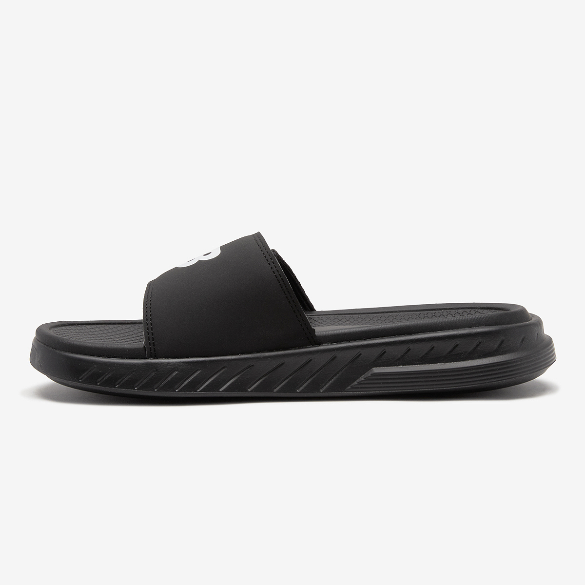 ★New Balance★ NBRJFS111K NB CUSHIONING SLIDE SD1501BB3 BLA New Balance Cushioning Slides 'All Black' SD1501BB3