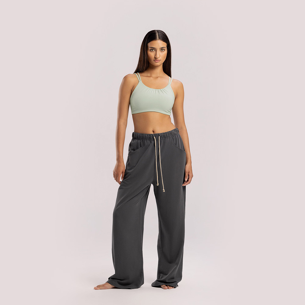■BUDHI MUDRA■ BM easy pants_Simply Green BM easy pants_Simply Green – BUDHI MUDRA JAPAN