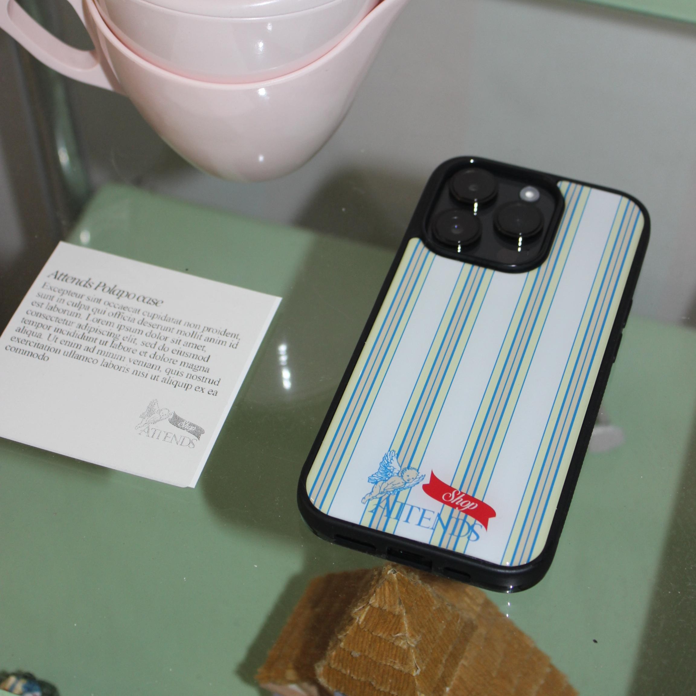 【韓国Attends アテンズ】Polapo epoxy case 韓国Attends アテンズ】Polapo epoxy case (Attends/iPhone