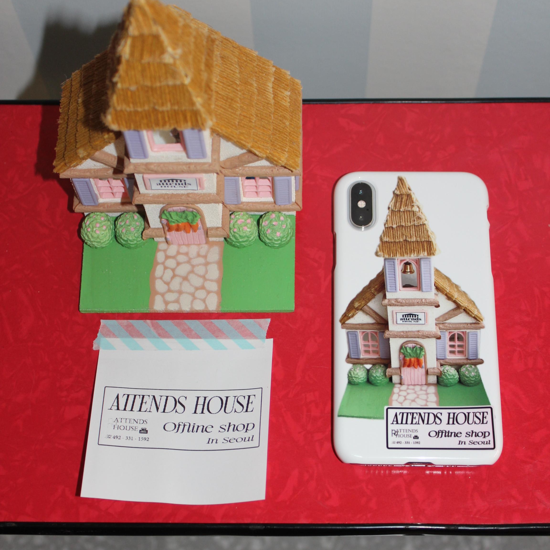 【韓国 Attends】ATTENDS HOUSE MINIATURE CASE ATTENDS HOUSE MINIATURE Case - 감도 깊은 취향 셀렉트샵 29CM
