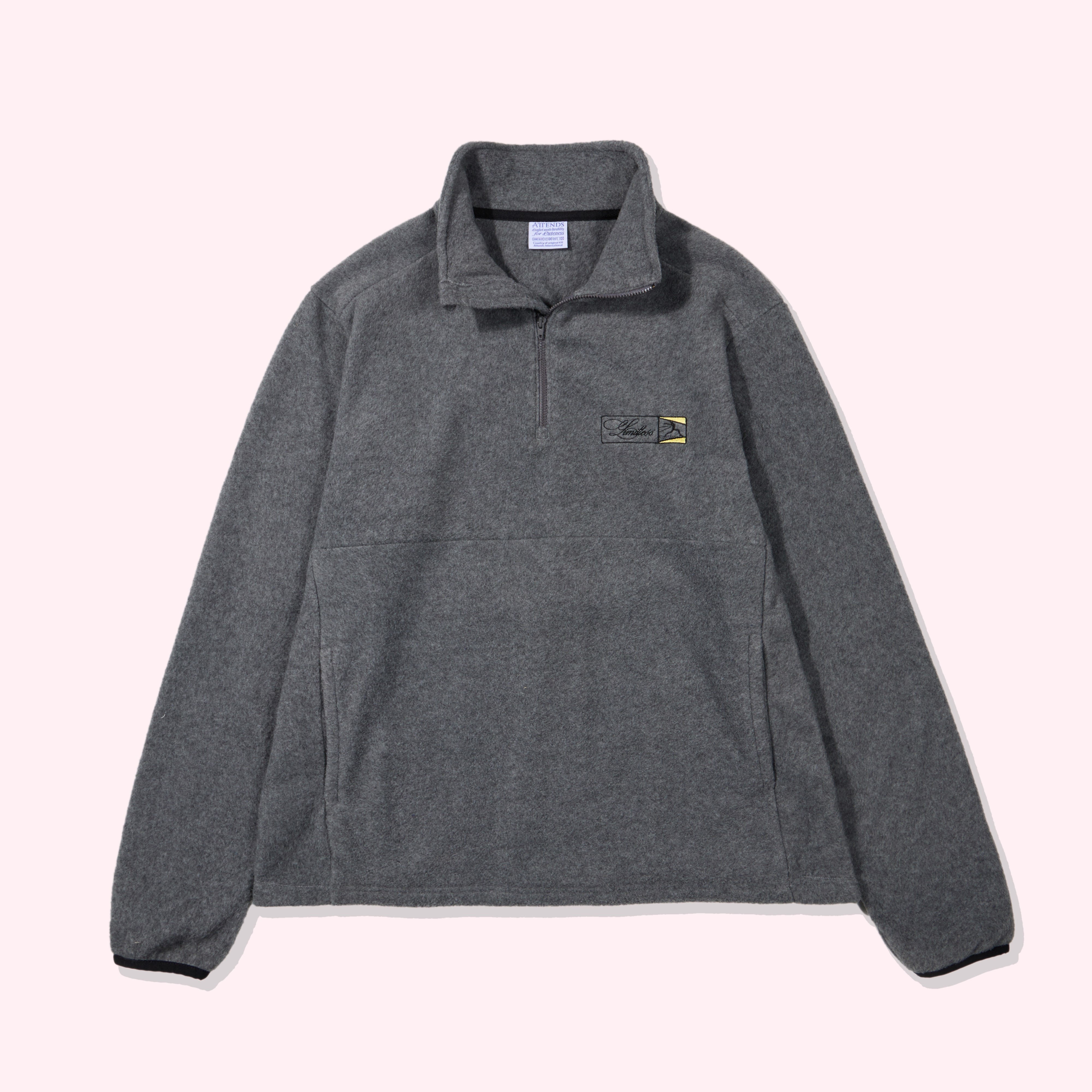 [Clove]★24FW★韓国人気★Logo Fleece Half-zip_Men LOS FELIZ FLEECE HALF ZIP MOCK NECK | Lucky Brand