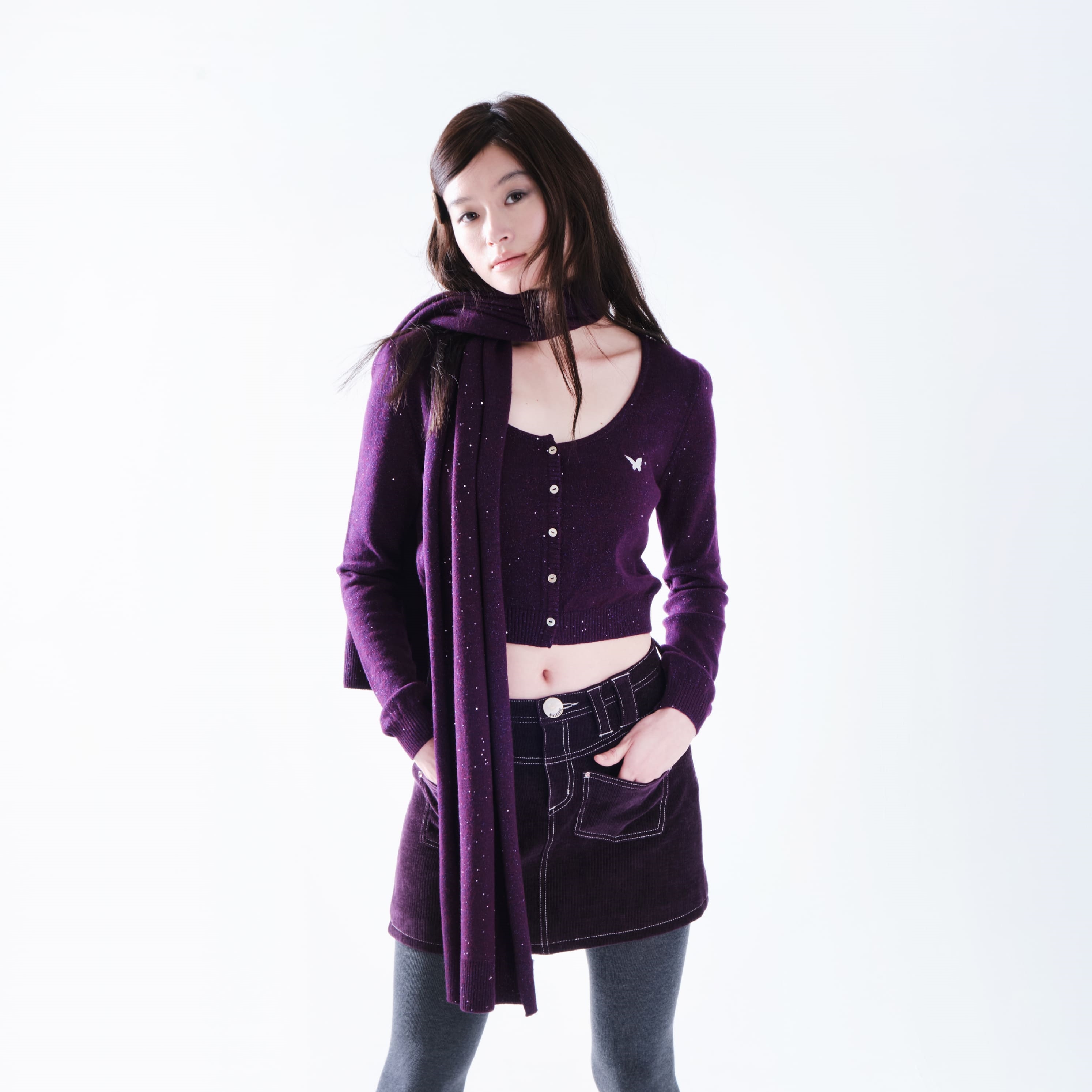 Navi Twinkle Muffler_Purple - 감도 깊은 취향 셀렉트샵 29CM