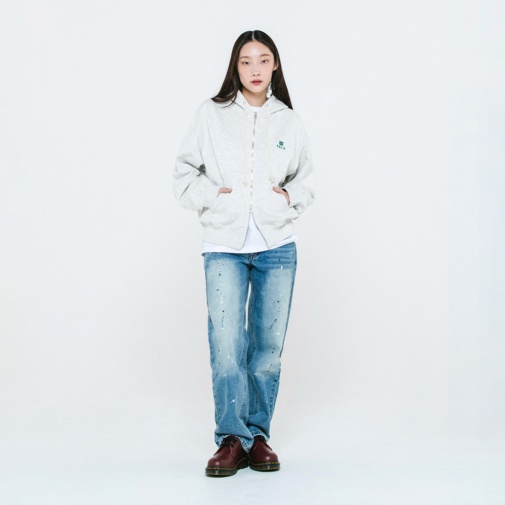 パーカー・フーディ AECA WHITE EVERYDAY AECA CLOVER HOODIELIGHT GREY 에이카화이트 | EVERYDAY AECA CLOVER HOODIE