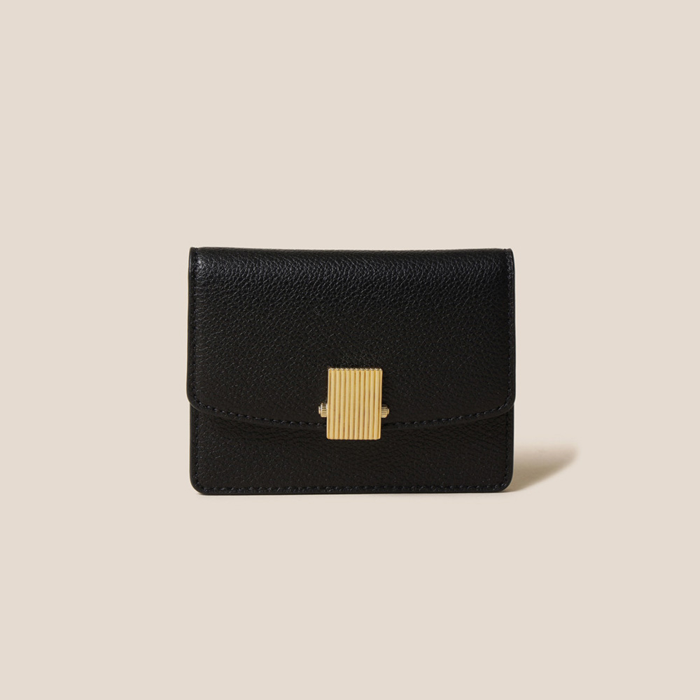 折りたたみ財布 COURONNE Le Temp card Wallet_RCWGX25111BKX Le Temp card Wallet_RCWGX25111BKX - 감도 깊은 취향 셀렉트샵 29CM