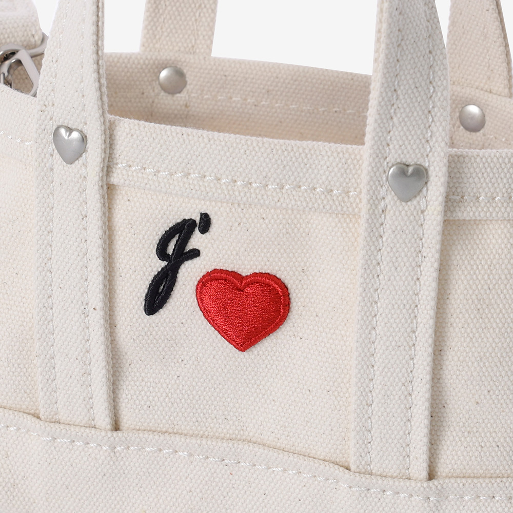 トートバッグ SAINT JAMES Petit Coeur (002) BSJU241KR34002 トートバッグ：セントジェームス