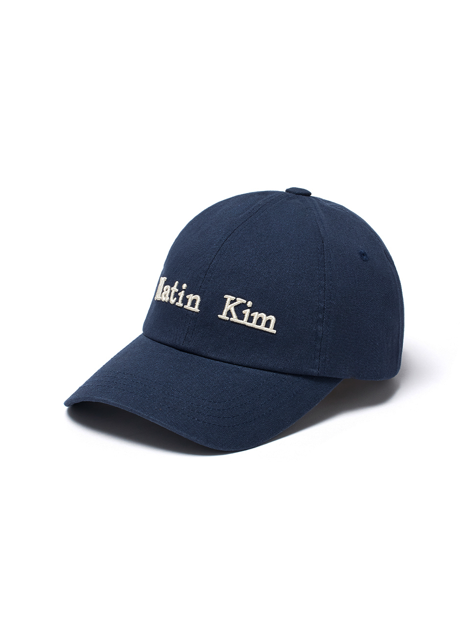 キャップ [MATINKIM]matin volume logo ball cap in smoke blue Matin Kim] MATIN VOLUME LOGO BALL CAP IN SMOKE BLUE 正規品