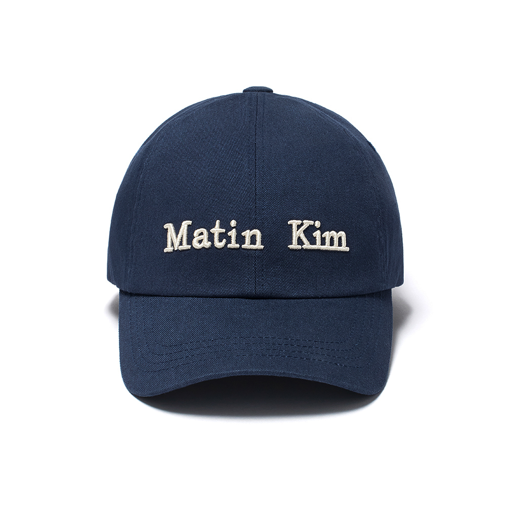 MATIN LOGO WASHED BALL CAP IN BLACK - 감도 깊은 취향 셀렉트