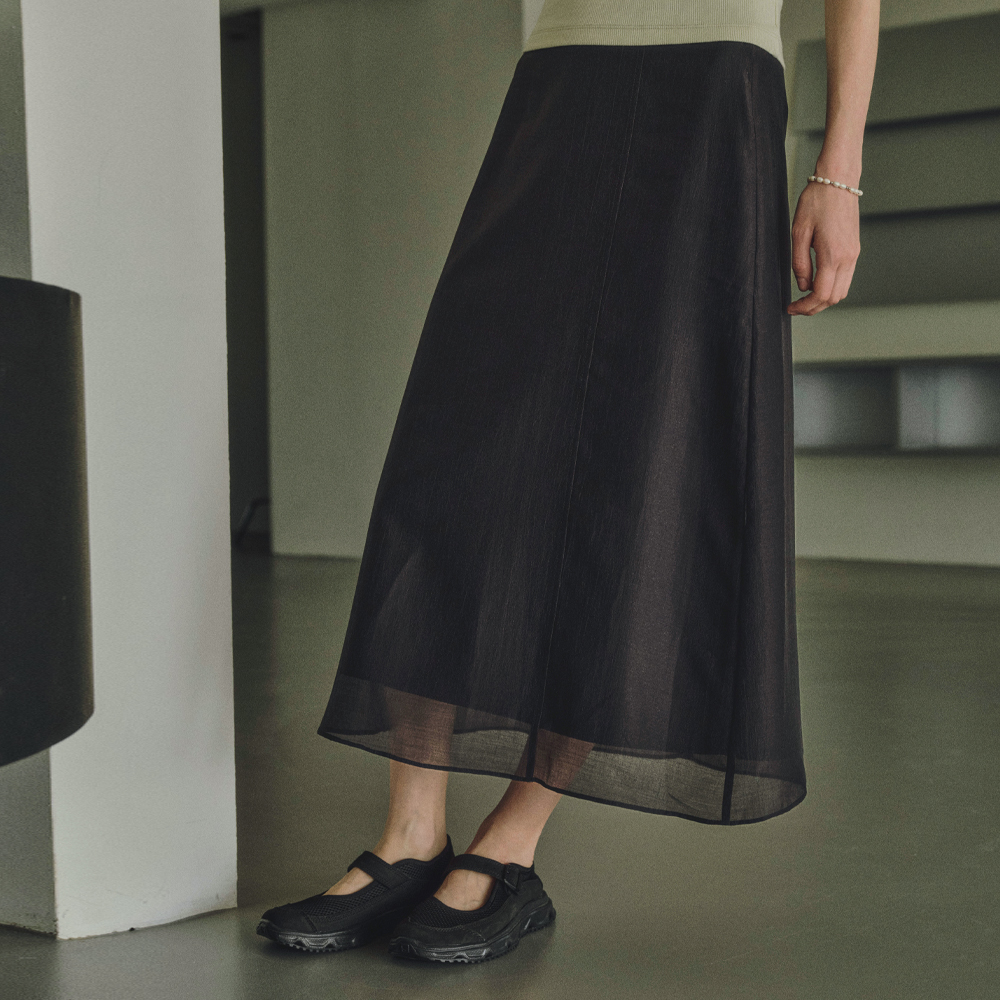 ●FOGDAWN● Star Lace Punching Cancan Skirt (white) Star Lace Punching Cancan Skirt (white) - 감도 깊은 취향
