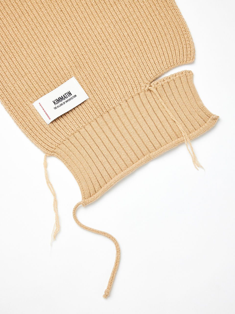 【KIMMATIN】CUT OUT WOOL KNIT MUFFLER KIMMATIN] CUT OUT WOOL KNIT MUFFLER (3 COLORS) - 감도 깊은