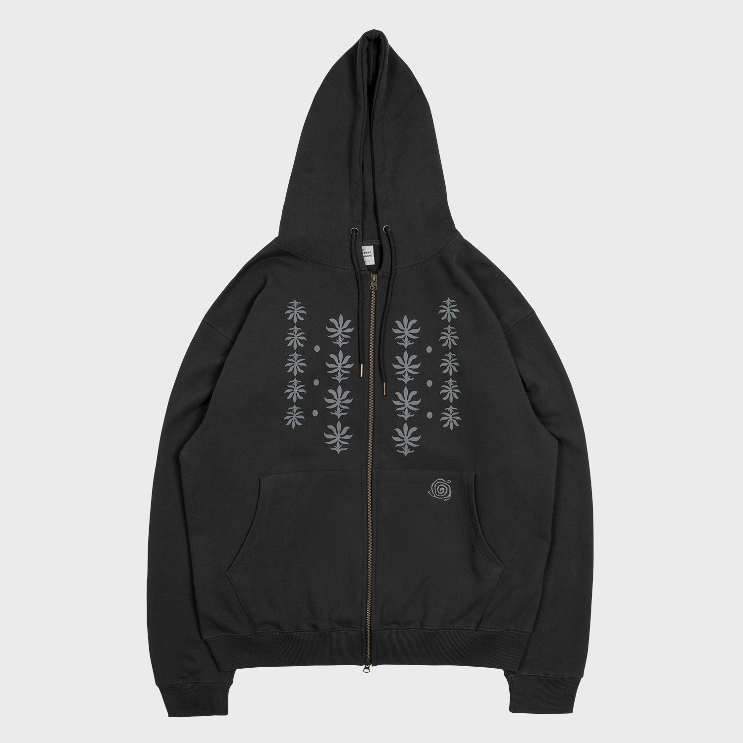 【NOT4NERD】4 Cross Symbol Pigment Hood Zip Up / 追跡付 NOT4NERD】4 Cross Symbol Pigment Hood Zip Up / 追跡付