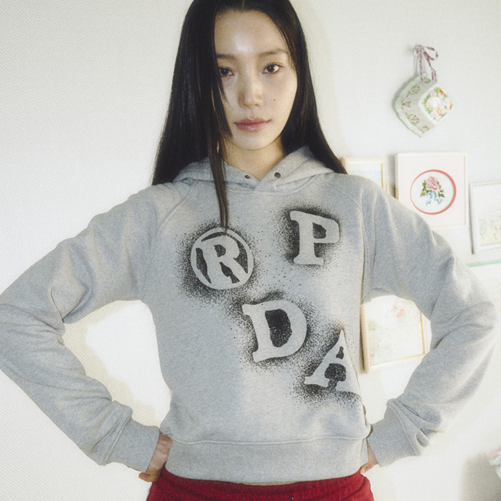PRDA BIG PATCH SPRAY HOODIE GRAY - 감도 깊은 취향 셀렉트샵 29CM