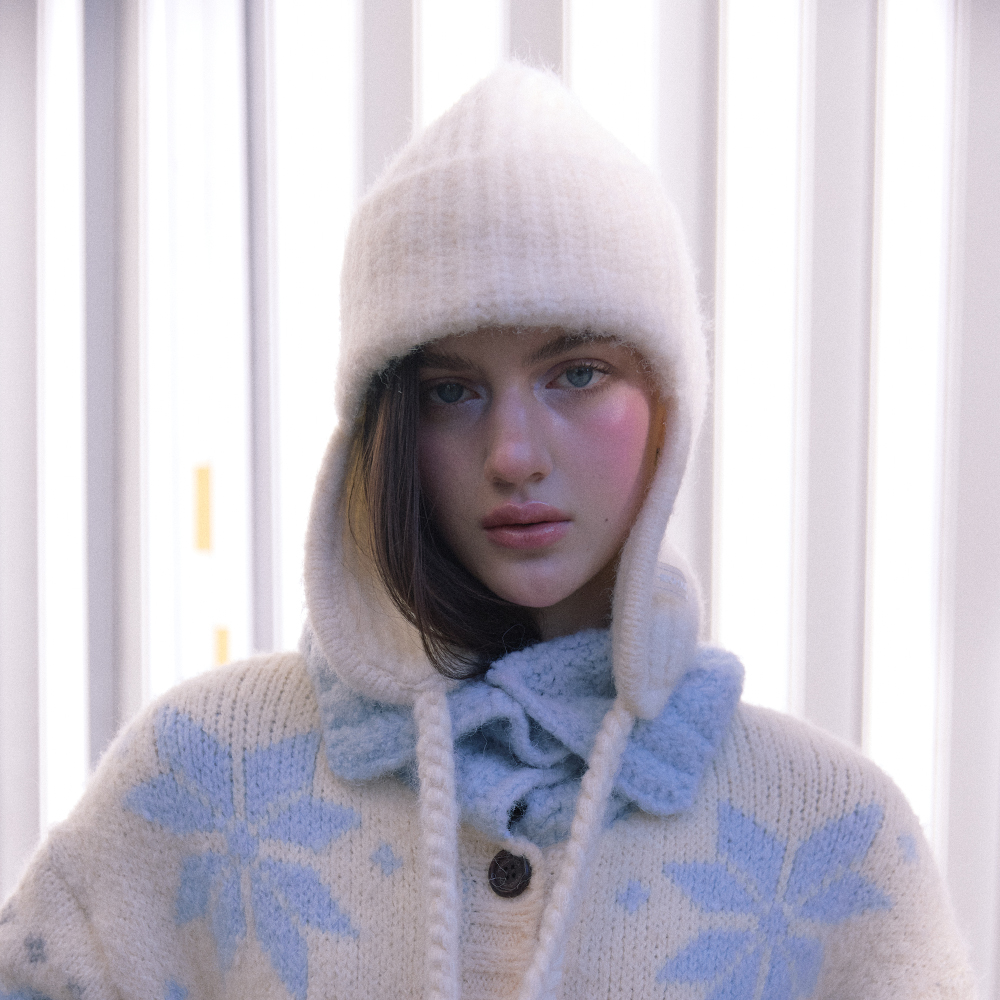 OVT-U☆Ribbon Soft Angora Beanie OVT-U☆Ribbon Soft Angora Beanie (ニットキャップ・ビーニー