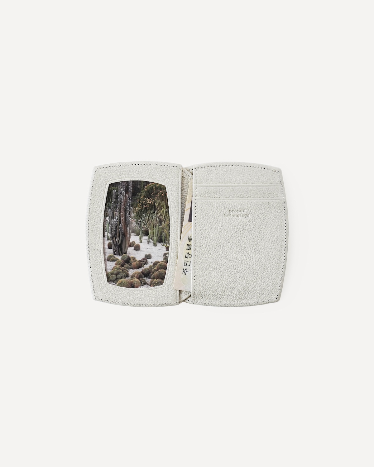 proper belongings☆Proper Frame Wallet Proper Frame Wallet / Black - proper belongings
