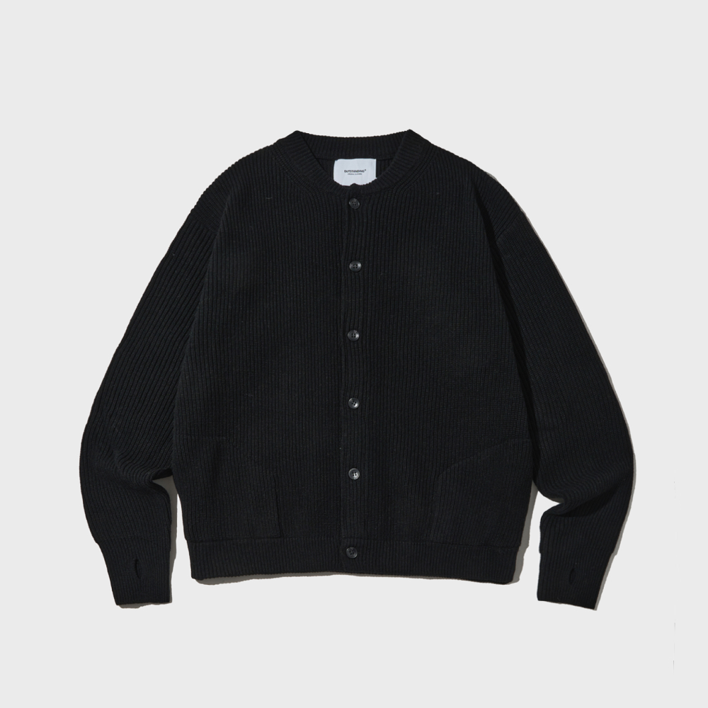 BLACKBLONDのBBD Graffiti Logo Drape Flow Knit Cardigan 블랙블론드 BLACKBLOND - BBD Graffiti Logo Draped Flow Knit