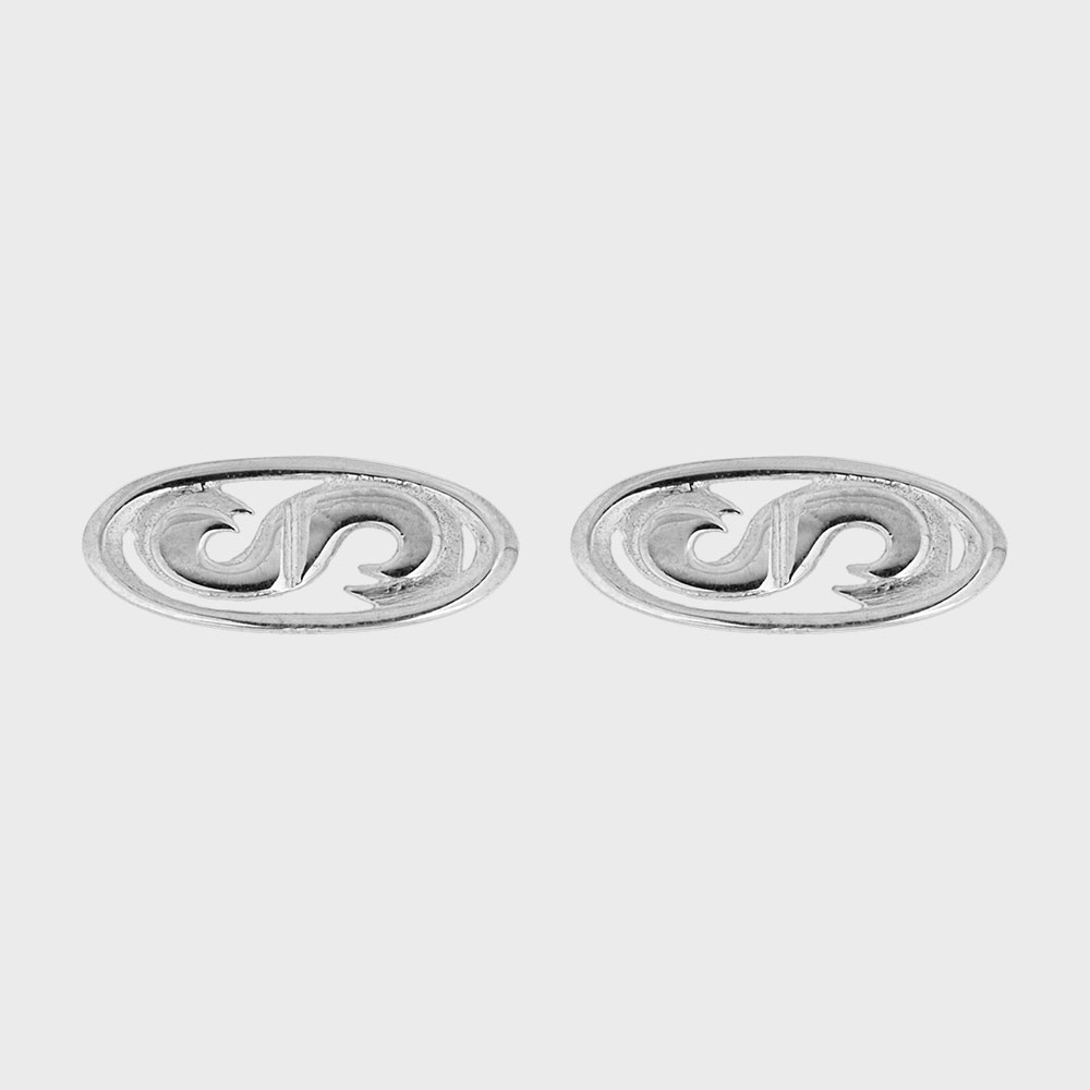 ★SENTIMENTS★ NO.554 [925 SILVER] SYMBOL LOGO EARRING NO.554 [925 SILVER] SYMBOL LOGO EARRING - 감도 깊은 취향