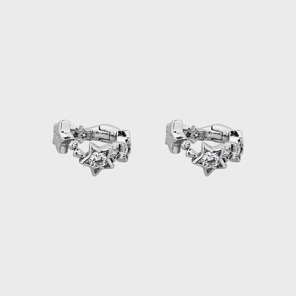 ★SENTIMENTS★ NO.557 [BLACK] STAR CUBIC SPRING EARCUFF NO.557 [BLACK] STAR CUBIC SPRING EARCUFF - SENTIMENTS | 60