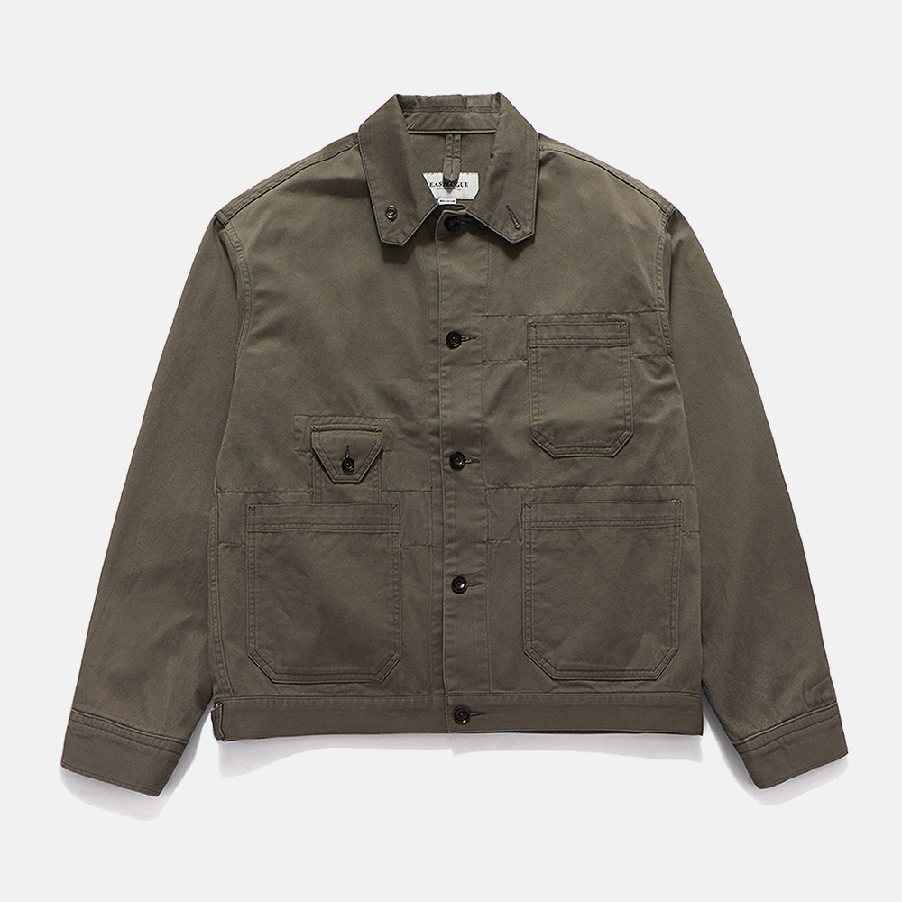 W23 COTTON CHORE JACKET (ash black) - 감도 깊은 취향 셀렉트