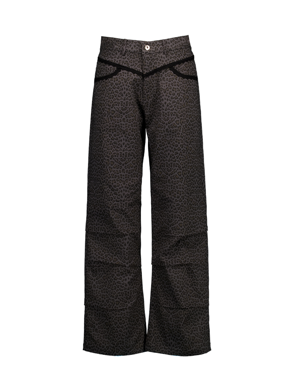 SETUP-EXE★韓国★人気★新色☆LEOPARD LACE PANTS / WHITE setup.exe | LEOPARD LACE PANTS - 트렌디한 화이트 레이스