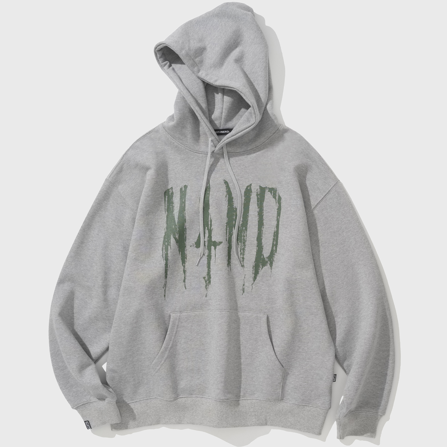 [NOT4NERD] N4ND Drip Logo Pullover Hood ☆送料込☆ N4ND Drip Logo Pullover Hood - Black - 감도 깊은 취향 셀렉트