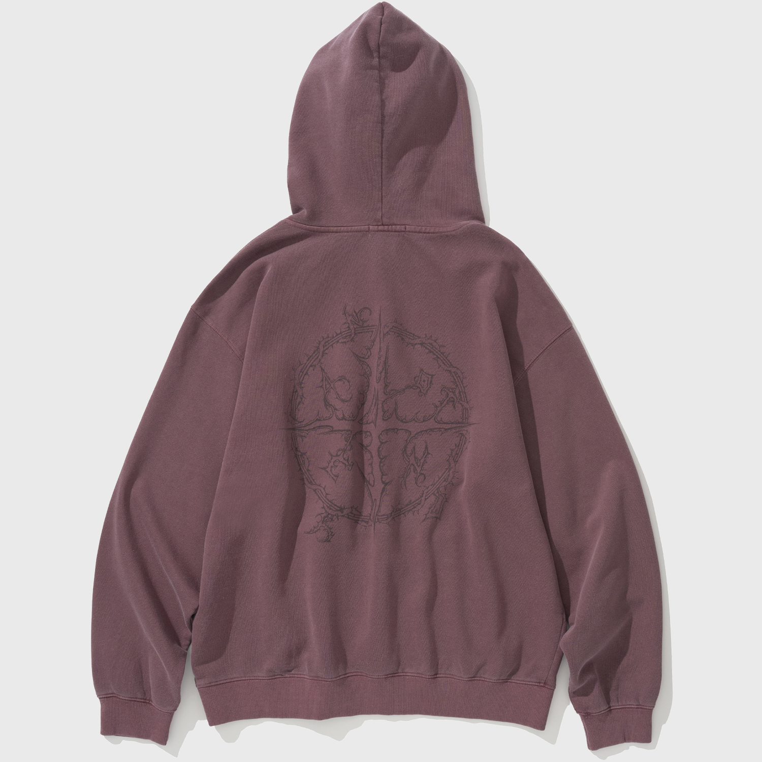 パーカー・フーディ NOT4NERD Wing Offshoot Logo Pullover Hood Wine HDHG105WN Wing Offshoot Logo Pullover Hood - Wine - 감도 깊은 취향