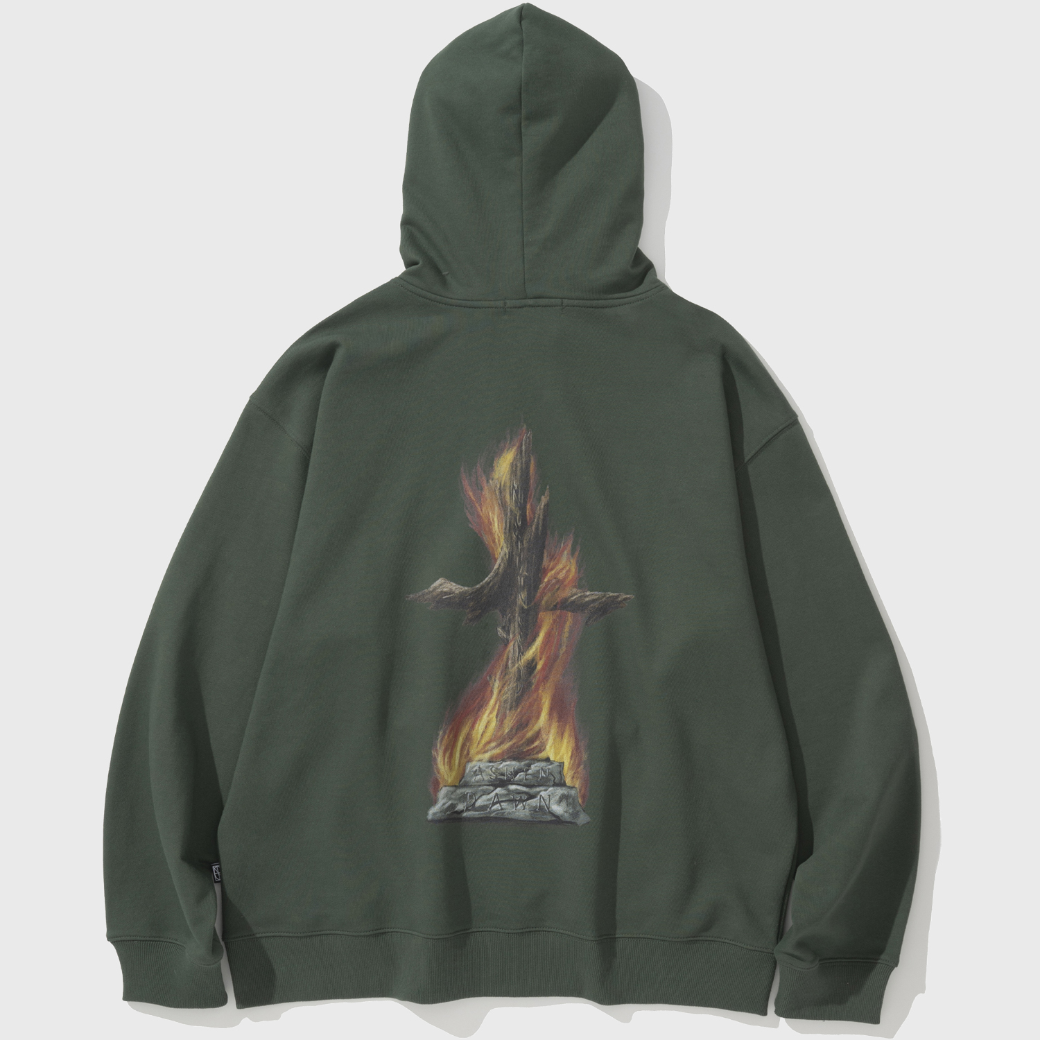 パーカー・フーディ NOT4NERD Burnning Stake Pullover Hood Green J1HD003BGN Burnning Stake Pullover Hood - Green - 감도 깊은 취향 셀렉트