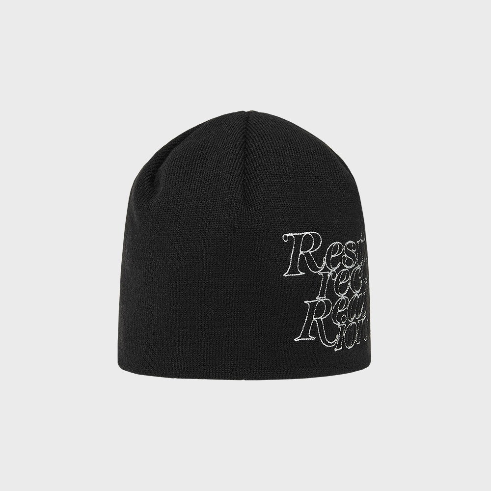 【TREEMINGBIRD】韓国人気★TRMNGBD Reversible Beanie TRMNGBD Reversible Beanie [ Black ] - 감도 깊은 취향 셀렉트