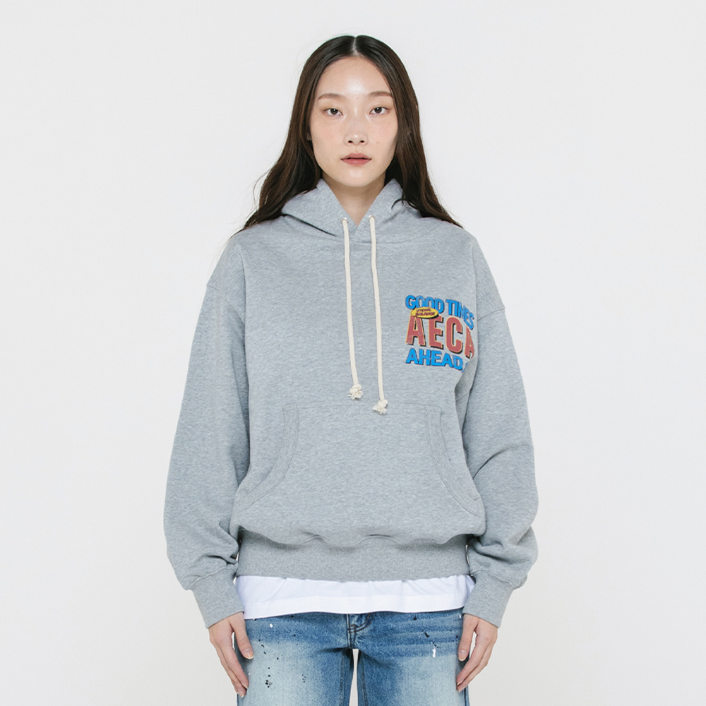 AECA MOUNTAIN HOODIE SWEAT-WASHED CREAM - 감도 깊은 취향