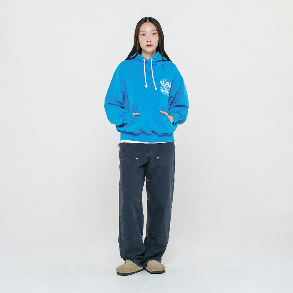 パーカー・フーディ AECA WHITE AECA RECORD SHOP SWEAT HOODIESUNFADE BLUE MUSINSA | AECA WHITE AECA RECORD SHOP SWEAT HOODIE-SUNFADE BLUE