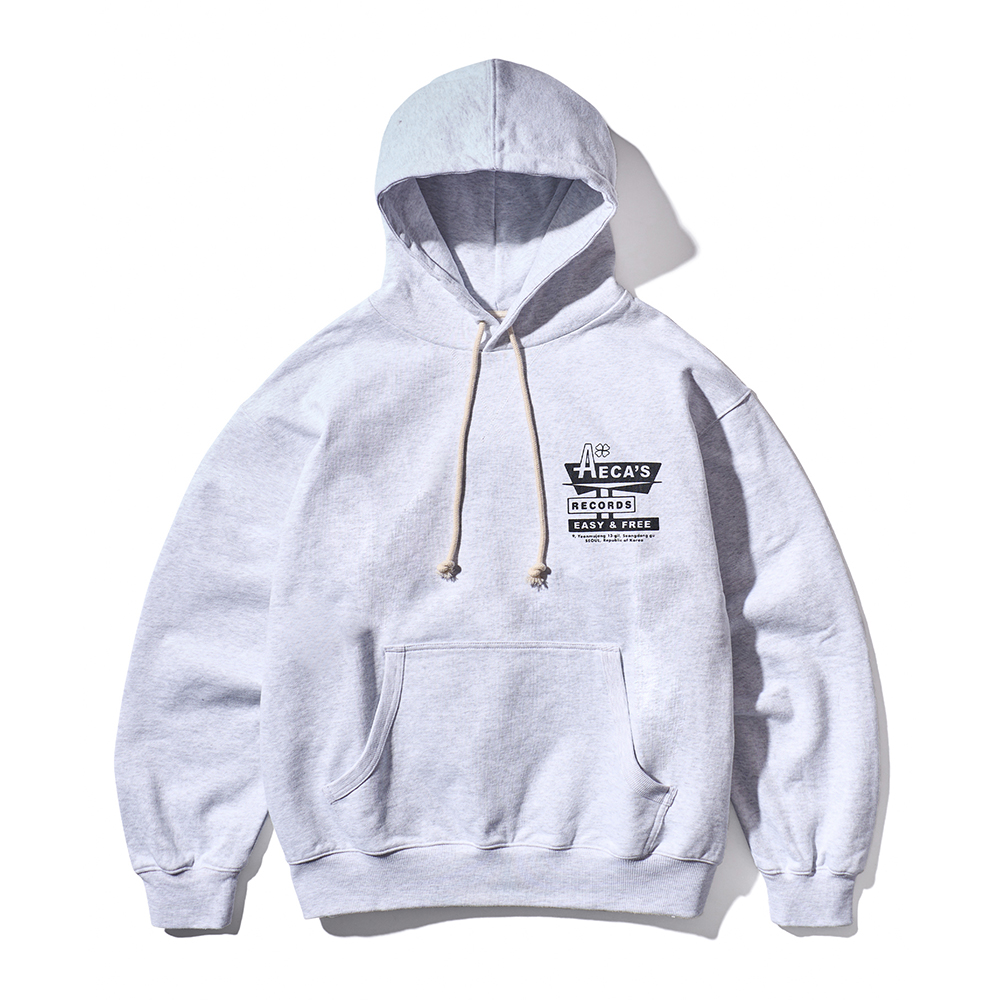 パーカー・フーディ AECA WHITE AECA RECORD SHOP SWEAT HOODIESUNFADE BLUE AECA RECORD SHOP SWEAT HOODIE-SUNFADE BLUE - 감도 깊은 취향