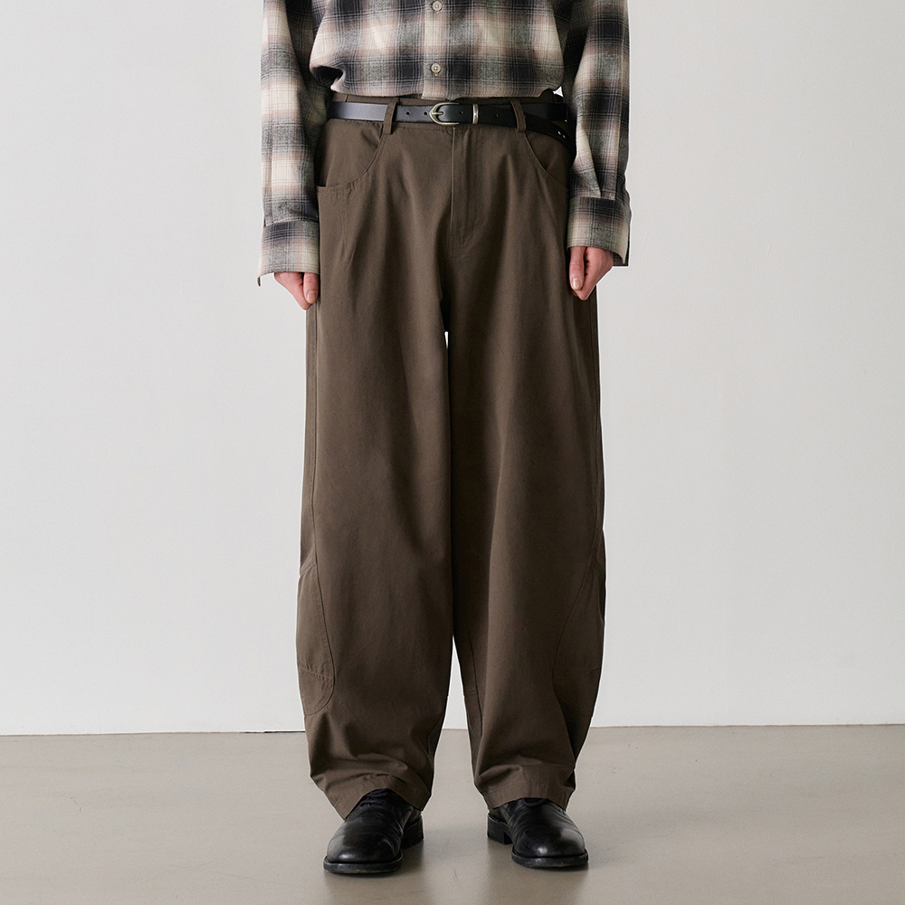 TR 3 Tuck Balloon Pants - Stripe Navy - 감도 깊은 취향