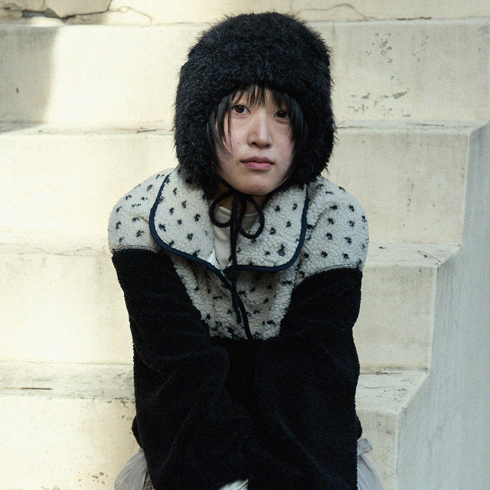 [Clove]★24FW★韓国人気★Teddy Hat_Women 24FW clove] Teddy Hat_Women (Charcoal) - 감도 깊은 취향