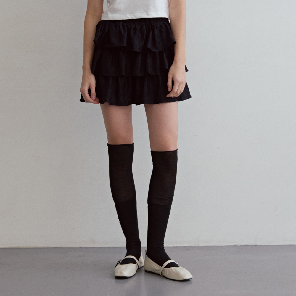 [TMAKER]SIGNATURE LOGO LIVET POCKET DETAIL SKIRT PANTS★韓國 TMAKER]SIGNATURE LOGO LIVET POCKET DETAIL SKIRT PANTS☆韓國