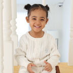 [KIDS]벨라 케이블 가디건 아이보리