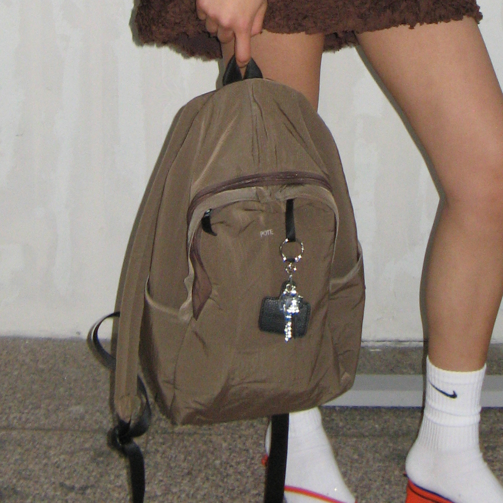 ★YOUTHBATH X SOUP★Brush Bear String Backpack YBX SOUP Brush Bear String Backpack - 감도 깊은 취향 셀렉트