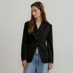 [28th] 3BUTTON BLAZER_BLACK