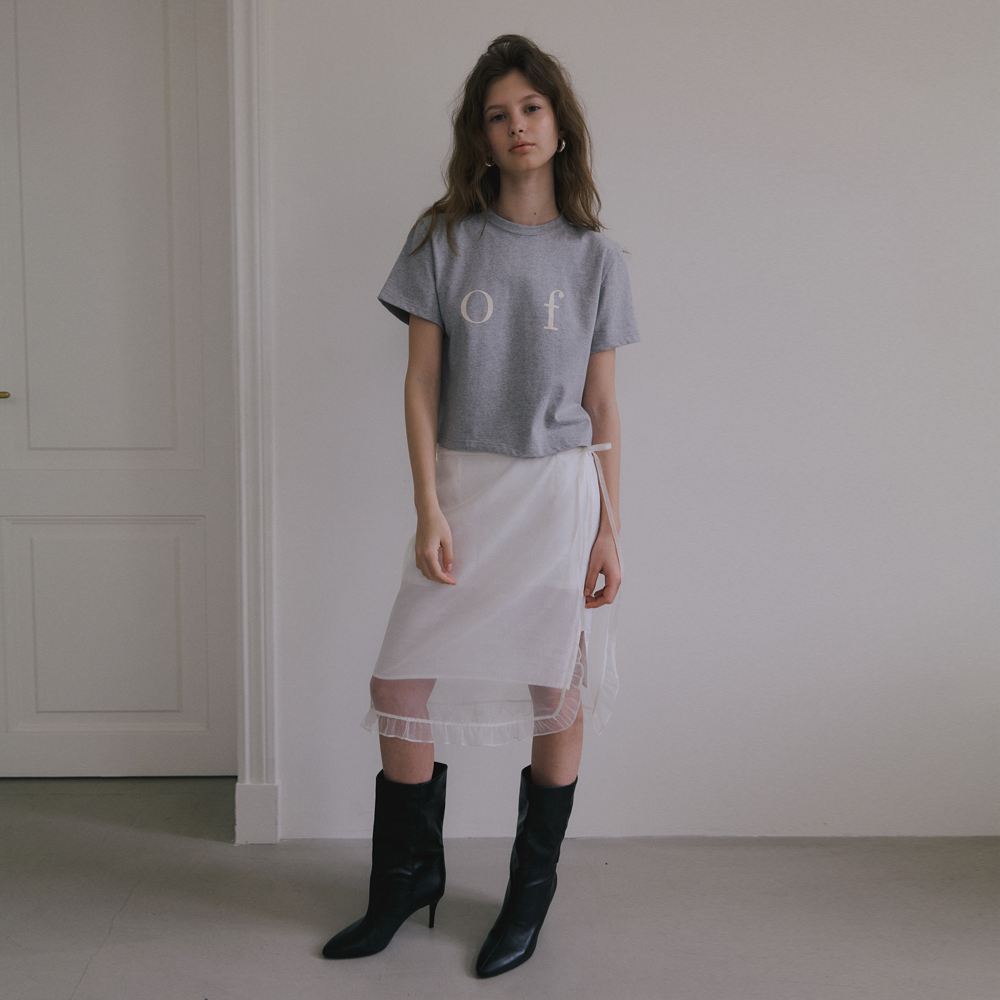 ★overdue flair★ SHEER LAYERED WRAP SKIRT_BEIGE SHEER LAYERED WRAP SKIRT_WHITE - overdueflair