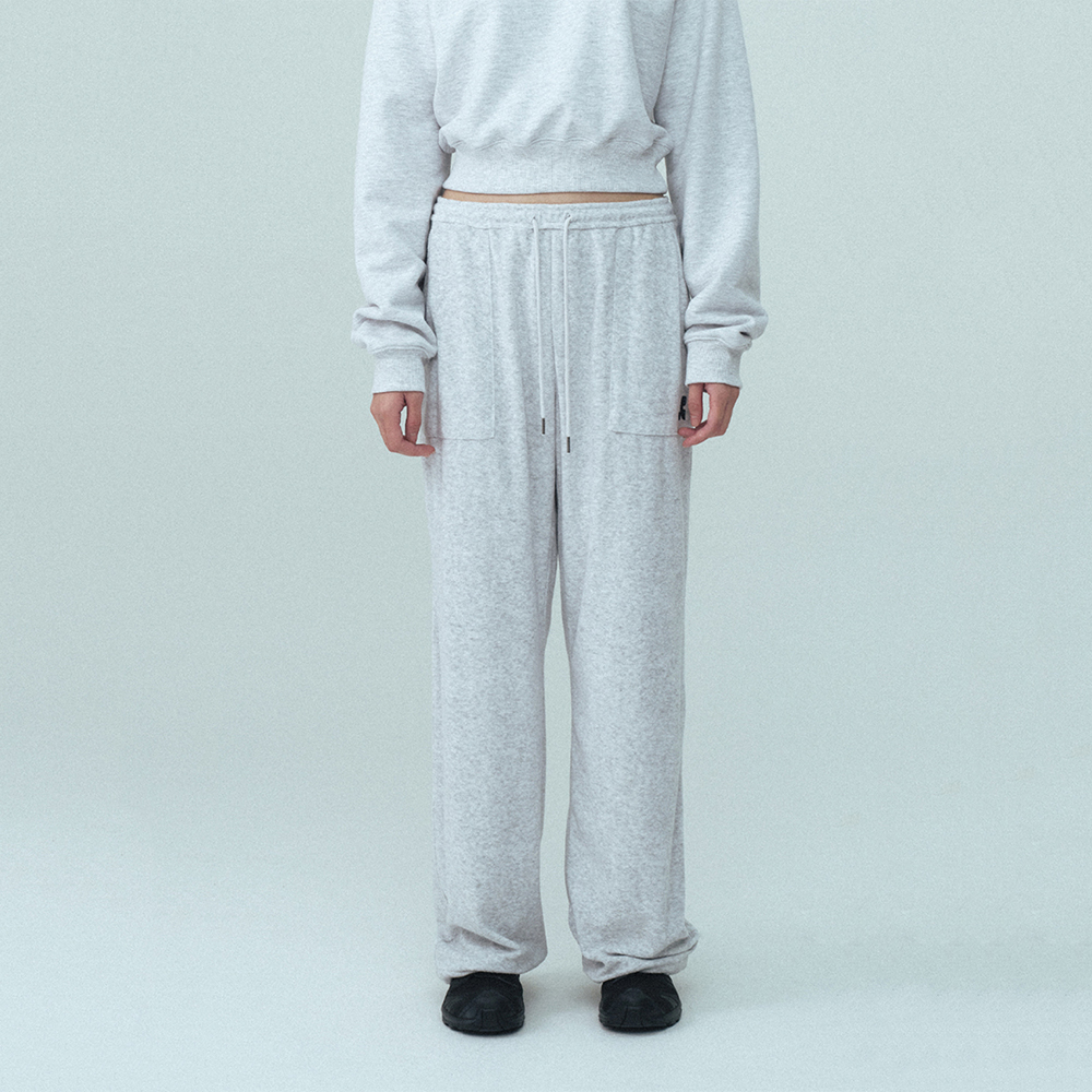 パンツ WOOALONG Signature pigment wide pants DUSTY PINK WL233JLP02 WOOALONG-Signature pigment wide pants - DUSTY PINK│삼성물산