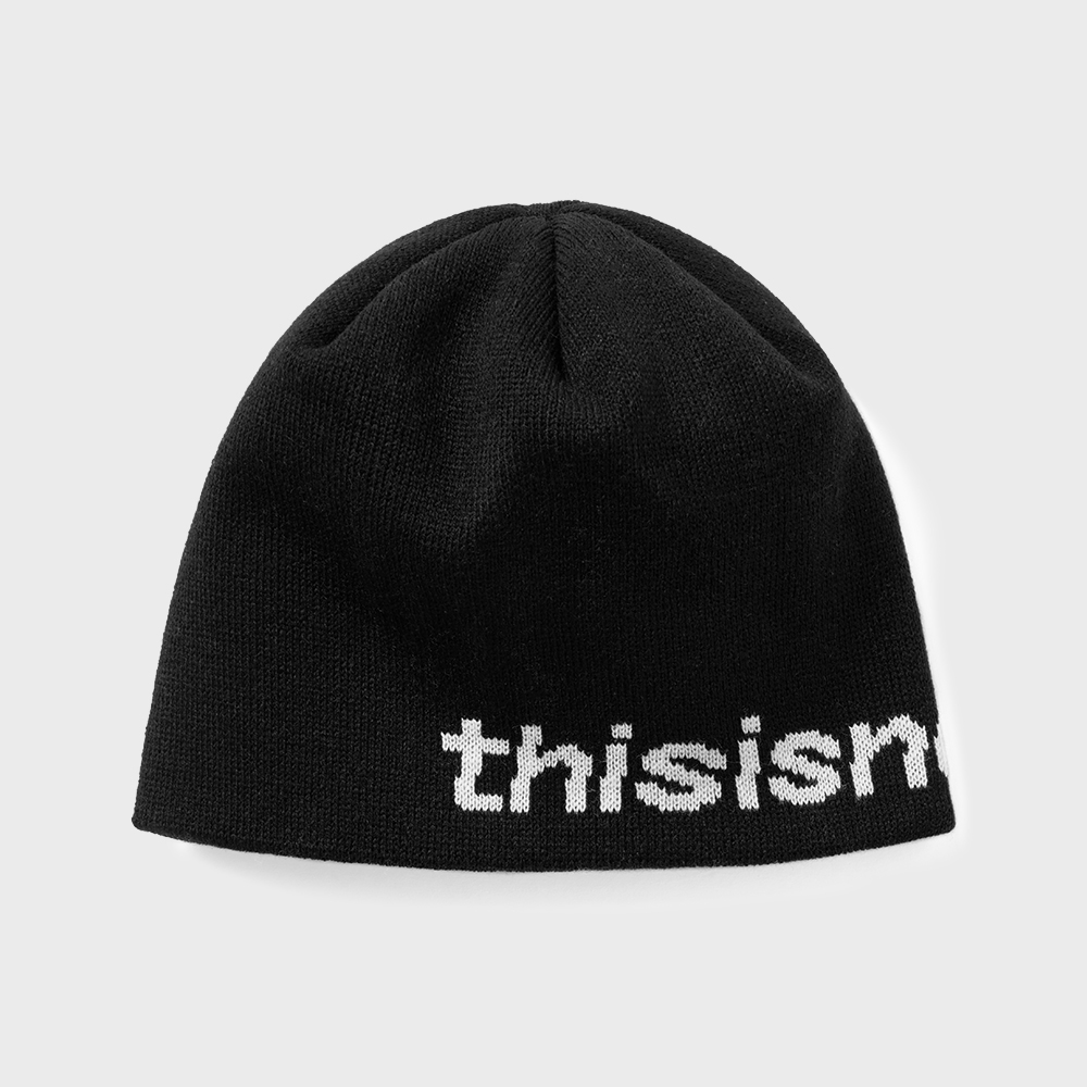 YESEYESEE x Newera Y.E.S Jacquard Pompon Knit Beanie Orange