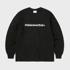 (SS25) T-Logo L/S Tee Black