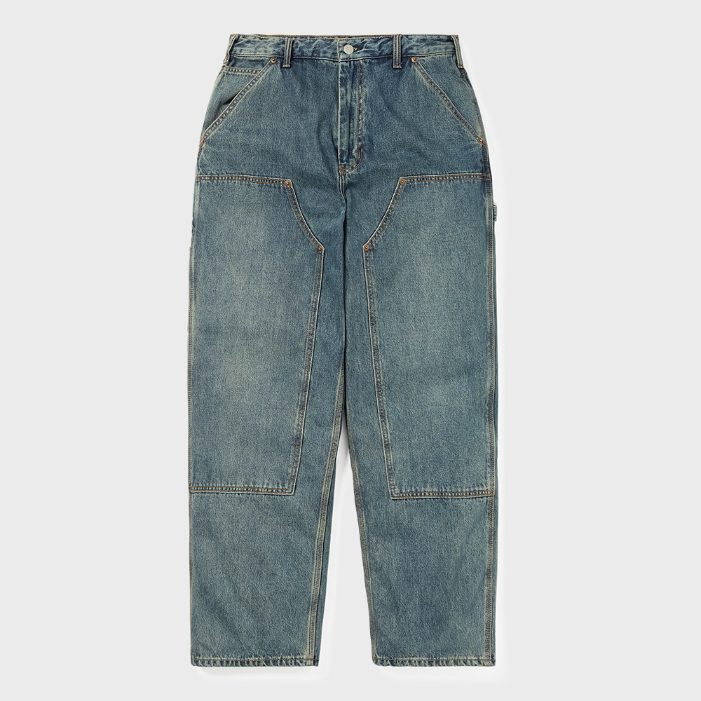 Curve balloon wide denim pants - INDIGO - 감도 깊은 취향