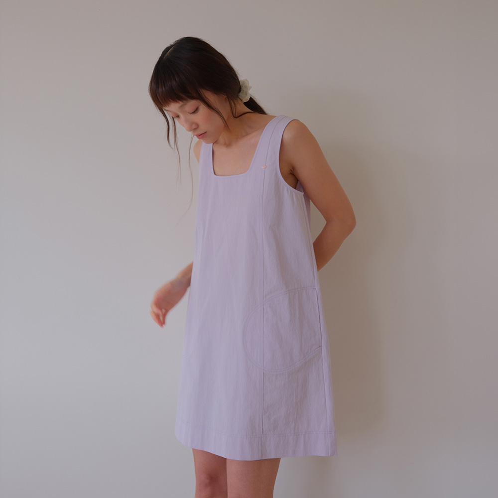 RIBBON LOW-RISE MINI DRESS (WHITE) F25QD821 - 감도 깊은 취향