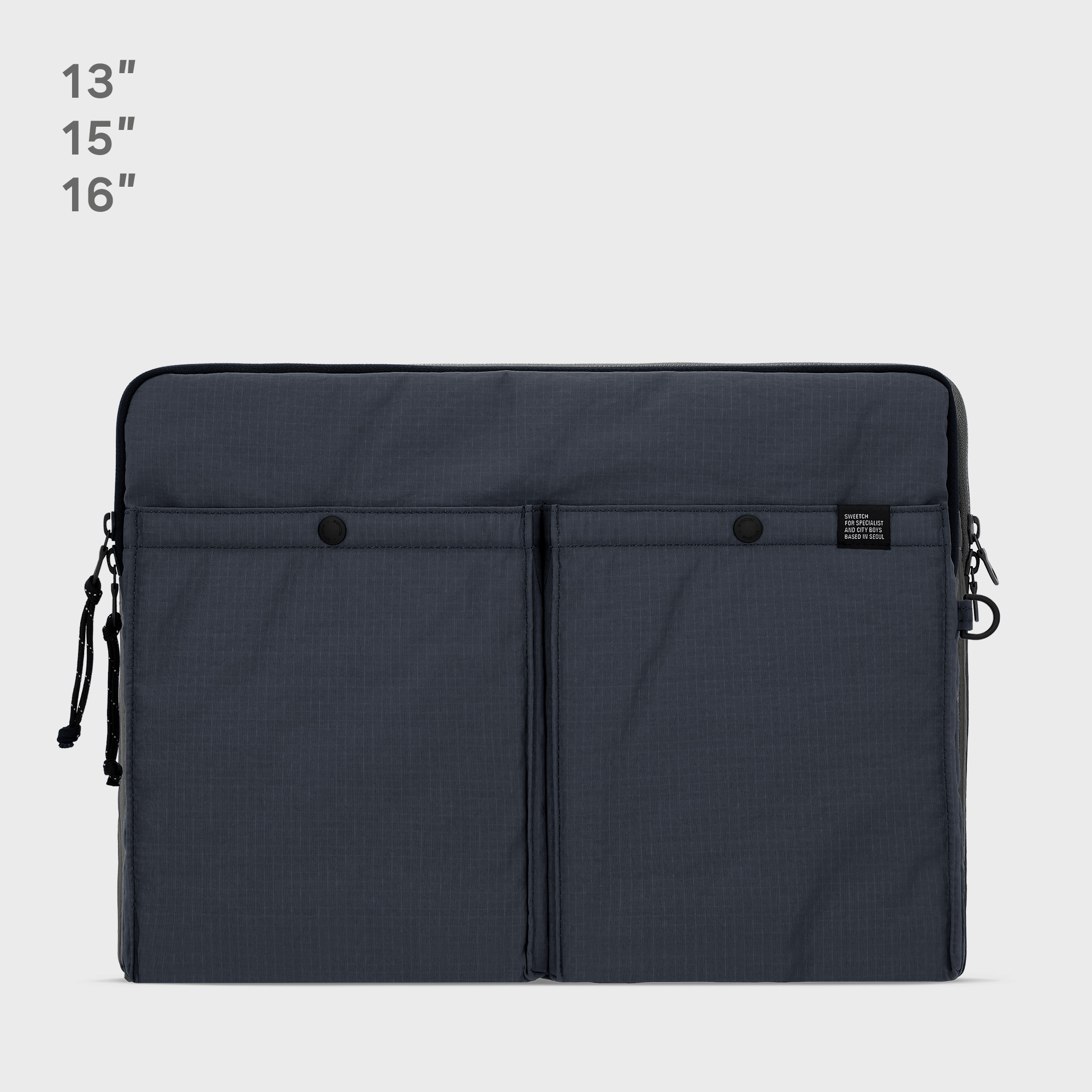 ☆sweetch☆ CITY BOYS LAPTOP CASE 002 Stone Grey CT-025-SG CITY BOYS LAPTOP CASE Stone Grey - 감도 깊은 취향 셀렉트샵 29CM